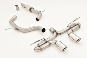 Friedrich Motorsport 76mm Duplex-Anlage f�r VW Golf VII GTD Frontantrieb ab Bj. 2013  2.0l TDI 135kW