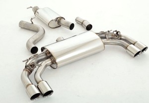 Friedrich Motorsport 76mm Duplex-Anlage mit originaler Klappensteuerung f�r Audi S3 8V Sportback Quattro AWD ab Bj. 05/2013 5-T�rer 2.0l TSI 221kW