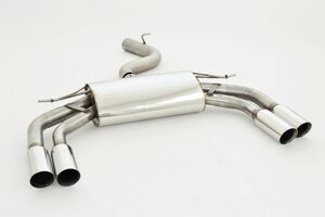 Friedrich Motorsport 76mm Duplex-Sportendschalld�mpfer f�r Audi S3 8V Sportback Quattro AWD ab Bj. 05/2013 5-T�rer 2.0l TSI 221kW