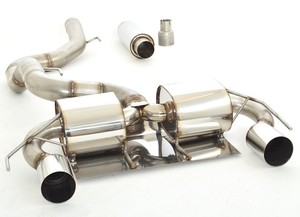 Friedrich Motorsport 90mm Duplex-Anlage f�r Opel Corsa E OPC ab Bj. 2015  1.6l Turbo 152kW