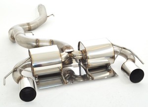 Friedrich Motorsport 90mm Duplex-Sportendschalld�mpfer f�r Opel Corsa E OPC ab Bj. 2015  1.6l Turbo 152kW