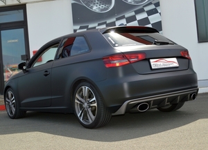 Friedrich Motorsport Gruppe A Duplex-Anlage f�r Audi A3 8V Frontantrieb 2WD ab Bj. 08/2012 3-T�rer 1.2l TFSI 77/81kW