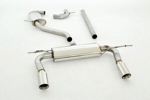 Friedrich Motorsport Gruppe A Duplex-Anlage f�r VW Beetle 5C Cabrio Bj. 2011-2014  1.4l TSI 118kW mit Mehrlenkerachse