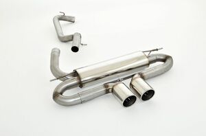 Friedrich Motorsport Sportendschalld�mpfer mittig f�r Ford Focus III Schr�gheck 3-/5-T�rer DYB ab Bj. 03/2011 3-/5-T�rer 2.0l TDCI 85/103/120kW