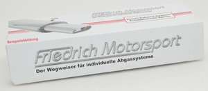 Friedrich Motorsport Sportendschalldmpfer fr VW Polo 9N3 GTI Cup Edition Schrgheck 1.8l Turbo 132kW