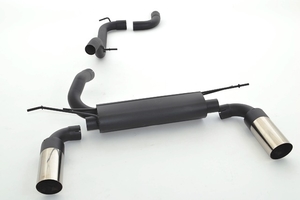 Friedrich Motorsport Duplex-Sportendschalld�mpfer f�r Ford Focus II DA3/DB3 (Facelift) Schr�gheck 1.4l 16V 59kW/1.6l 16V 74/85kW/1.6l TDCI 66/80kW/1.8l 16V 92kW/2.0l 16V 107kW/2.0l TDCI 81/100kW