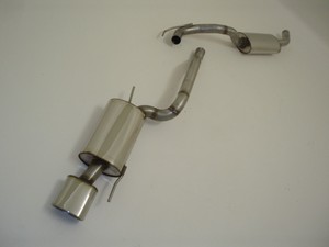 Friedrich Motorsport Edelstahl-Sportauspuffanlage Gr.A f�r VW T4 Bus 2.4l D 55/57kW/2.5l 81/85kW/2.5l TDI 65/75/111kW 2.8l VR6 103kW