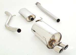 Friedrich Motorsport Edelstahl-Sportauspuffanlage Gr.A f�r Peugeot 206 CC 1.6l 16V 80kW