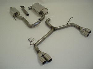 Friedrich Motorsport Gr.A Duplexanlage f�r Hyundai i30 GDH + Coupe 1.4l 73kW/1.4l CRDI 66kW/1.6l GDI 99kW/1.6l CRDI 81/94kW 3-/5-T�rer