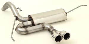 Friedrich Motorsport Sportendschalld�mpfer mittig f�r Opel Adam 1.0l Turbo 66/85kW/1.4l 64/74kW