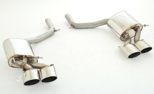 Friedrich Motorsport 2x70mm Duplex-Sportendschalld�mpfer f�r Mercedes W204 C63 AMG Limousine / T-Modell / Coupe 6.2l V8 336/358kW