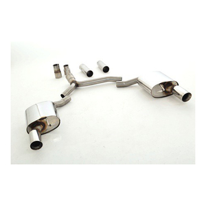 Friedrich Motorsport 76mm Duplex-Sportendschalld�mpfer f�r Audi A4 B8 (8K) Frontantrieb & Quattro Limousine & Avant 1.8l TFSI 88/118/125kW / 2.0l TFSI 132/155/165kW