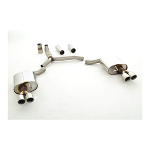 Friedrich Motorsport 76mm Duplex-Sportendschalld�mpfer f�r Audi A5 B8 Cabrio Frontantrieb & Quattro 1.8l TFSI 125kW / 2.0l TFSI 132/155/165kW