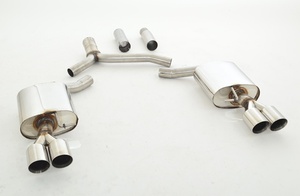 Friedrich Motorsport 76mm Duplex-Sportendschalld�mpfer f�r Audi A5 B8 Sportback Frontantrieb & Quattro 1.8l TFSI 106/118/125kW / 2.0l TFSI 132/155/165kW