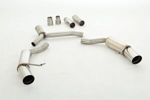 Friedrich Motorsport 76mm Duplex-Sportendschalld�mpfer f�r Audi A5 B8 Sportback Frontantrieb & Quattro 2.0l TDI 100/105/110/120/125/130kW