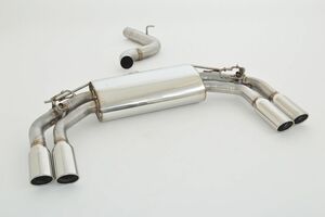 Friedrich Motorsport 76mm Duplex-Sportendschalld�mpfer mit originaler Klappensteuerung f�r Audi S3 8V Cabrio Quattro 2.0l TSI 221kW