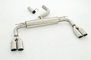 Friedrich Motorsport 76mm Duplex-Sportendschalld�mpfer f�r Audi A3 8V Cabrio Quattro 1.8l TFSI 132kW