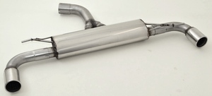 Friedrich Motorsport 3 Zoll (76mm) Duplex Sportendschalld�mpfer f�r VW Golf VI GTI + Edition 35 Frontantrieb 2.0l TSI 155/173kW