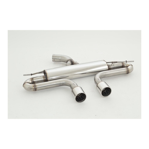 Friedrich Motorsport 3 Zoll (76mm) Duplex Sportendschalld�mpfer f�r VW Golf V GTI + Edition 30 / GT Frontantrieb 1.4l TSI GT 125kW / 2.0l TSI 147/169kW