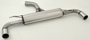 Friedrich Motorsport 3 Zoll (76mm) Duplex Sportendschalld�mpfer f�r VW Golf VI GTI Cabrio Frontantrieb 2.0l TSI 155kW