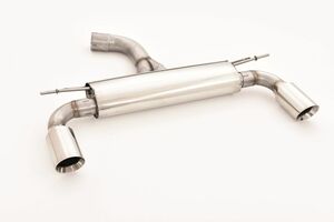 Friedrich Motorsport 76mm Duplex-Sportendschalld�mpfer f�r Seat Leon 5F inkl. FR & SC Frontantrieb 1.8l TSI 132kW / 2.0l TDI 135kW