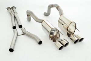 Friedrich Motorsport 70mm Duplexanlage f�r Chevrolet Corvette C6 Coupe & Cabrio 6.0l V8 298kW / 6.2l V8 321kW (inkl. Grand Sport)