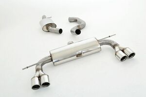 Friedrich Motorsport 70mm Duplexanlage f�r Audi Q3 8U Frontantrieb 2.0l TDI 103/130kW