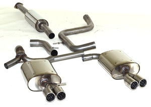 Friedrich Motorsport 70mm Duplexanlage f�r Ford S-Max 2.0l EcoBoost 149/176kW