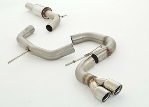 Friedrich Motorsport 76mm Anlage f�r Audi A3 8P Frontantrieb 2.0l TDI 103/125kW