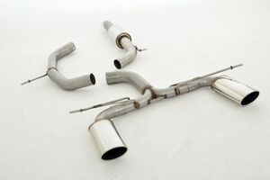 Friedrich Motorsport 76mm Duplex-Anlage f�r Audi A3 8P Frontantrieb 2.0l TDI 103/125kW