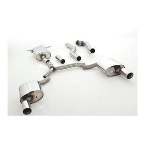 Friedrich Motorsport 76mm Duplex-Anlage f�r Audi A5 B8 Cabrio Frontantrieb 1.8l TFSI 118kW