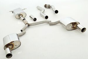 Friedrich Motorsport 76mm Duplex-Anlage f�r Audi A5 B8 Cabrio Frontantrieb 1.8l TFSI 118kW