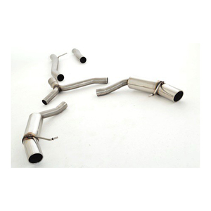 Friedrich Motorsport 76mm Duplex-Anlage f�r Audi A4 B8 (8K) Frontantrieb & Quattro Limousine & Avant 2.7l TDI 140kW / 3.0l TDI 150/155/176/180kW