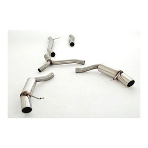 Friedrich Motorsport 76mm Duplex-Anlage f�r Audi A5 B8 Cabrio Frontantrieb & Quattro 2.0l TDI 100/105/110/125/130kW