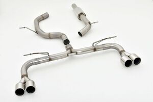 Friedrich Motorsport 76mm Duplex-Anlage f�r Audi A3 8V Frontantrieb 2.0l TDI 110/135kW 3-T�rer