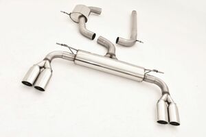 Friedrich Motorsport 76mm Duplex-Anlage f�r Audi A3 8V Cabrio Frontantrieb 1.8l TFSI 132kW