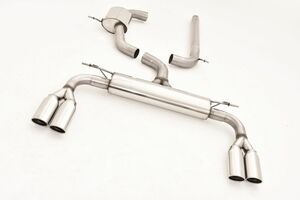 Friedrich Motorsport 76mm Duplex-Anlage f�r Audi A3 8V Cabrio Frontantrieb 1.8l TFSI 132kW