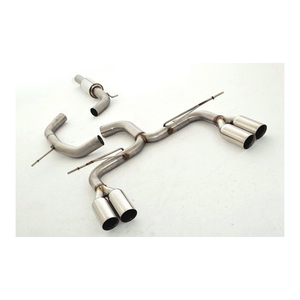 Friedrich Motorsport 76mm Duplex-Anlage f�r VW EOS Frontantrieb 2.0l TDI 103/125kW