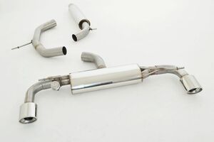 Friedrich Motorsport 76mm Duplex-Anlage mit Klappensteuerung f�r VW Scirocco III R 2.0l TSI 206kW