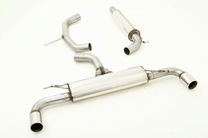 Friedrich Motorsport 3 Zoll (76mm) Duplexanlage f�r VW Golf VI GTI + Edition 35 Frontantrieb 2.0l TSI 155/173kW