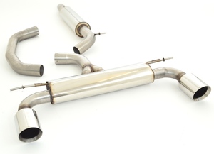 Friedrich Motorsport 76mm Duplexanlage f�r Seat Leon 5F inkl. FR & SC Frontantrieb 1.8l TSI 132kW