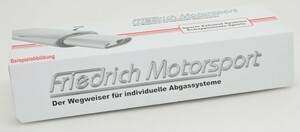 Friedrich Motorsport Sportendschalld�mpfer f�r BMW 3er F30 / F31 Limousine & Touring 316i 100kW