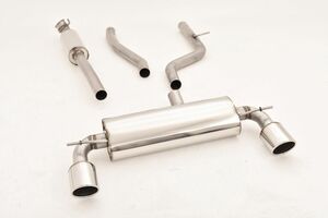 Friedrich Motorsport Gr.A Duplexanlage f�r Mercedes-Benz W176 A-Klasse Frontantrieb A180 90kW/A200 115kW auch passend f�r AMG-Line bei Fahrzeugen mit Standard-Heck muss die Sto�stange ausgeschnitten werden