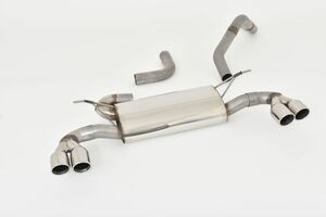 Friedrich Motorsport Duplex-Sportendschalld�mpfer f�r Ford Focus IV 5-T�rer DEH 1.0l Ecoboost 92kW ST Line / 1.5l EcoBoost 110/134kW mit Verbundlenkerachse (inkl. ST Line) ab Bj. 09/2018 auch passend f�r Rieger-Diffusor Y 00034205 & Y 00088