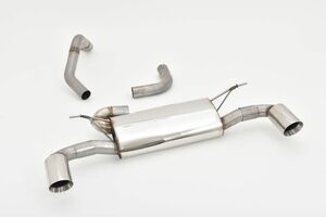 Friedrich Motorsport Duplex-Sportendschalld�mpfer f�r Ford Focus IV 5-T�rer DEH 1.0l Ecoboost 92kW ST Line / 1.5l EcoBoost 110/134kW mit Verbundlenkerachse (inkl. ST Line) ab Bj. 09/2018 nur passend f�r Original ST-Diffusor / Rieger-Diffuso