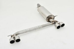 Friedrich Motorsport Duplex-Sportendschalld�mpfer f�r Ford Puma Typ J2K 1.0l EcoBoost 92kW / 1.0l EcoBoost Hybrid 114kW ab Bj. 09/2019 Fu�sensor f�r die elektrische Heckklappe muss entfernt werden