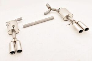 Friedrich Motorsport Duplex-Sportendschalld�mpfer f�r VW T6 Bus kurzer Radstand (Frontantrieb) 2.0l TDI 62/75/84/110/150kW je ein Schalld�mpfer links & rechts  ab Bj. 07/2015