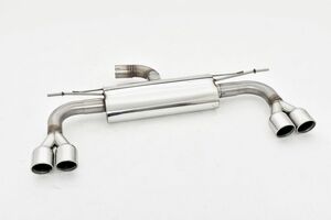 Friedrich Motorsport Duplex-Sportendschalld�mpfer f�r VW T-ROC inkl. Cabrio (A1) Frontantrieb 1.5l TSI 110kW mit Verbundlenkerachse ab Bj.11/2017 Hecksto�stange muss ausgeschnitten werden