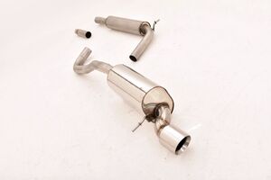 Friedrich Motorsport Gruppe A Anlage f�r VW Polo AW 1.0l TSI 70/85kW Bj. 09/2017- Schr�gheck f�r Original-GTI-Heckdiffusor