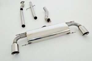 Friedrich Motorsport 70mm Duplex-Anlage f�r Mazda CX-5 (KE) Allrad 2.2l SKYACTIV-D 150 110kW / 2.2l SKYACTIV-D 175 129kW  Bj. 08/2011-03/2017